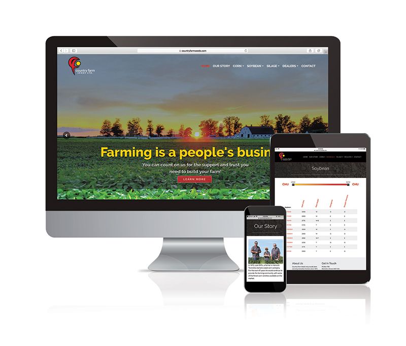 Country Farm Seeds Responsive Website Design