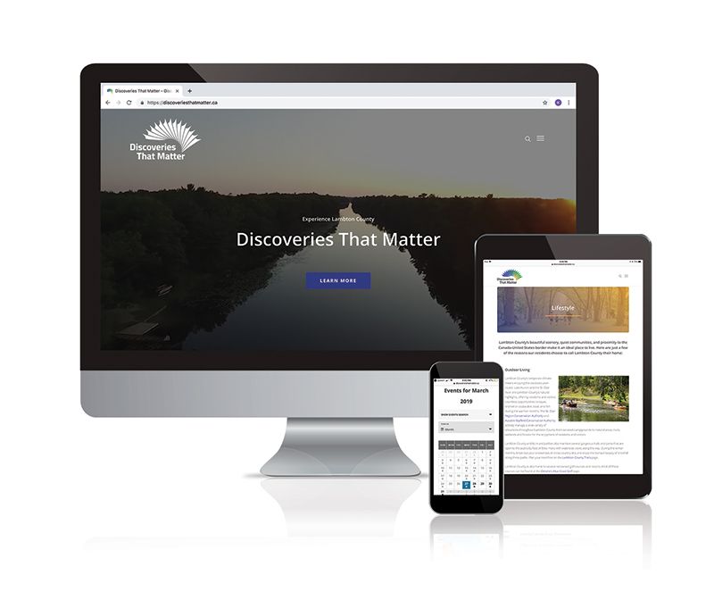 Discoveries That Matter Responsive Website